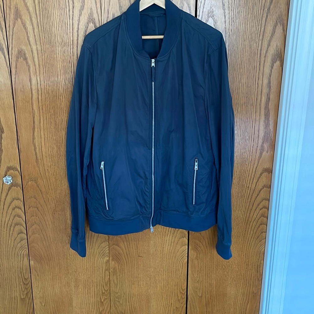 All Saints Men’s Bomber Jacket “Workers Blue” Size XL